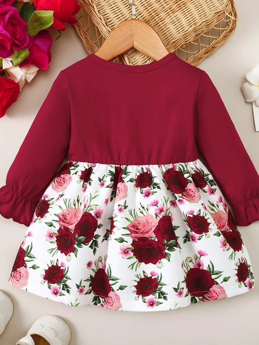 baby girl floral outfit, ultra soft organic blend